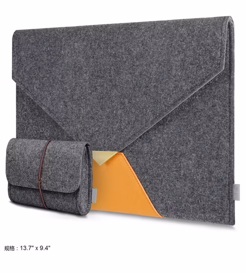 Unisex/Fieltro/Simplicidad/Gris MacBook Air PRO 13'' Bolsa para portátil para negocios