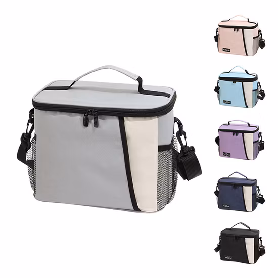 Venta al por mayor de bolsas enfriadoras de entrega de alimentos de alta capacidad, bolsa enfriadora portátil de gran capacidad con aislamiento a prueba de fugas, color verde